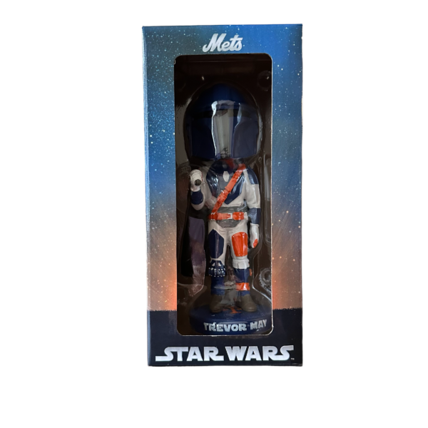 Signed “May the 4th Be With You” Trevor May bobblehead